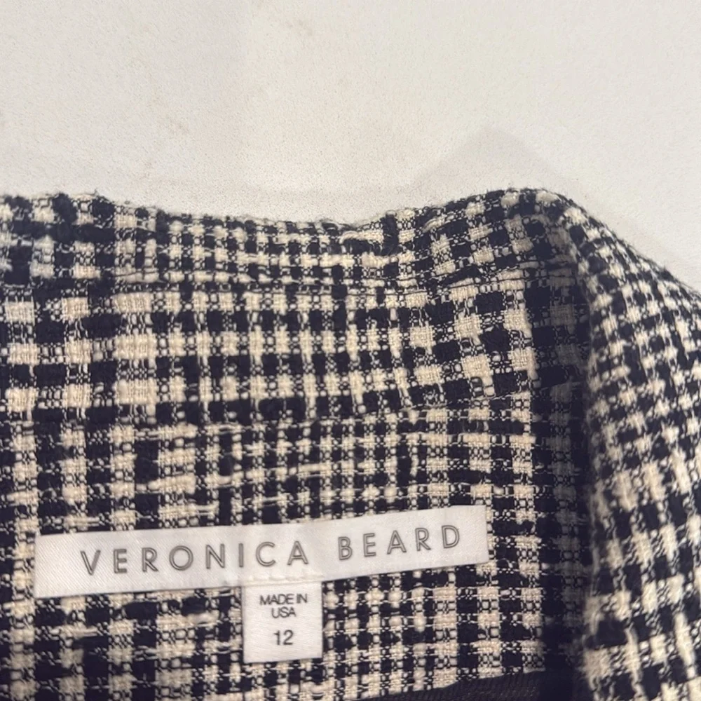 Veronica Beard black & white jacket/ blazer. Gorgeous. Worn 2x. - Picture 3 of 12